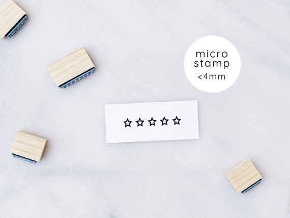 5 Star Rating Rubber Stamp No. 1