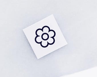 Small Unfilled Flower Stamp • BUJO Stamps