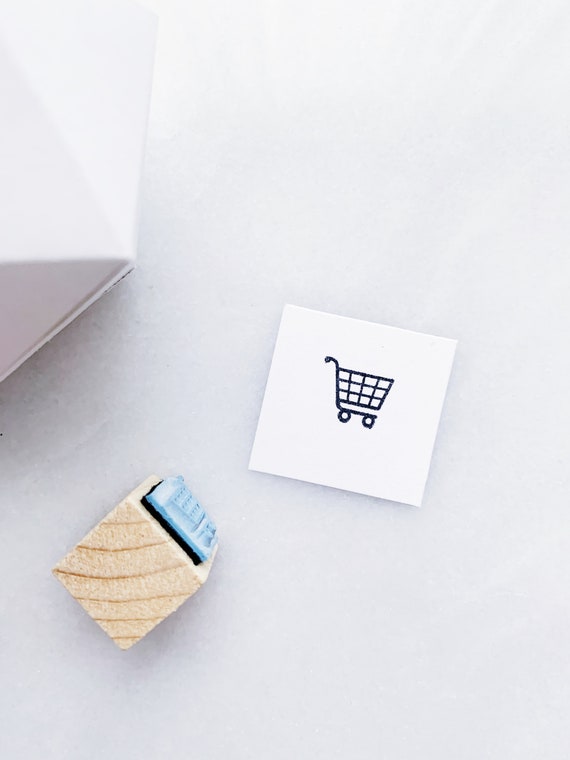 Grocery Shopping Rubber Stamp Grocery Day Stamp for Planners Etsy