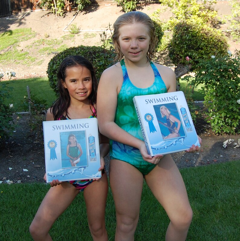 Swimming Ribbon Organizer Binder Storage Album Ribbons Holder Etsy