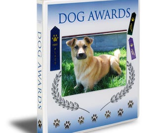 Dog Show Award Ribbon Binder: Display and Storage, 75 Ribbons