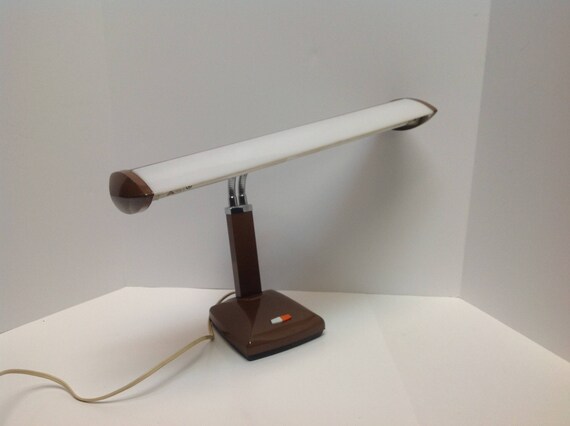 Vintage Industrial Desk Lamp Double Gooseneck Dorm Lamp Etsy