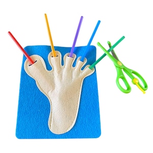 Fine Motor Skill Fingernails Toenails Trimming Practice Practical Life Preschool Kinder Activity Homeschool Supplies