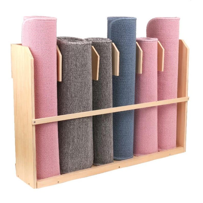 Montessori School Furniture Working Rug Stand Carpet Play Mat Storage ...