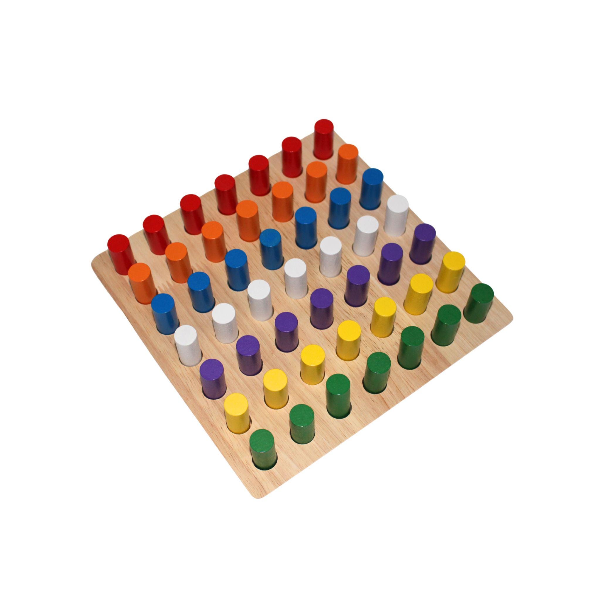 Wooden Sticks Sorting Color Sorting Sensory Toy for Toddlers ...