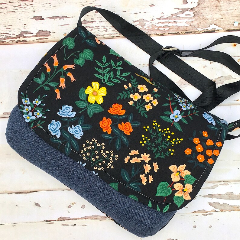 Women\u2019s Crossbody Purse Crossbody Shoulder Bag Rifle Bag Floral Shoulder Tote Rifle Paper Co Floral Canvas Purse Canvas Crossbody Bag