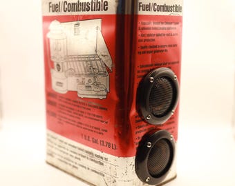 Custom Vintage Coleman Fuel Can Portable Bluetooth Speaker