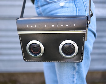 Vintage Camera Bag Portable Bluetooth Speaker