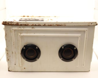 Custom Vintage Ammo Box Portable Bluetooth Speaker