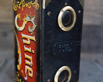 Vintage Shoe Shine Box Bluetooth Speaker