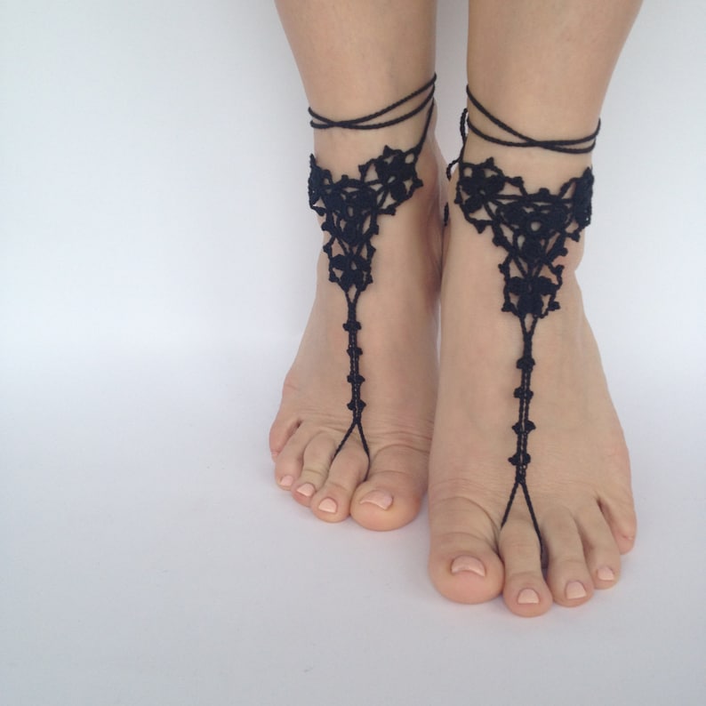 PDF Pattern,crochet Pattern,wedding Barefoot Sandals,beach Wedding