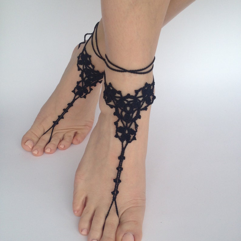 PDF Pattern,crochet Pattern,wedding Barefoot Sandals,beach Wedding ...