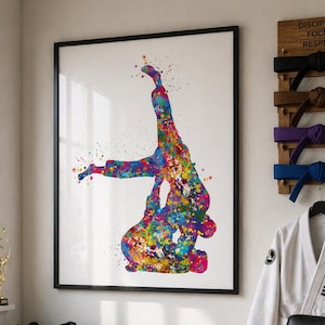 Jiu Jitsu Wall Art - Etsy UK