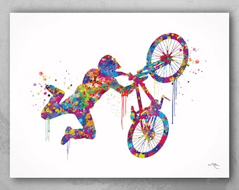print Bmx The nothing poster gift bike home decor picture wall art