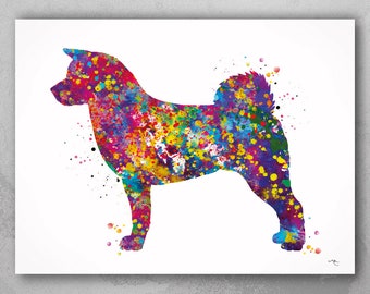 18x18 Multicolor K9PrintArt Akita dog Word Art Throw Pillow 18x18 Multicolor K9PrintArt Akita dog Word Art Throw Pillow