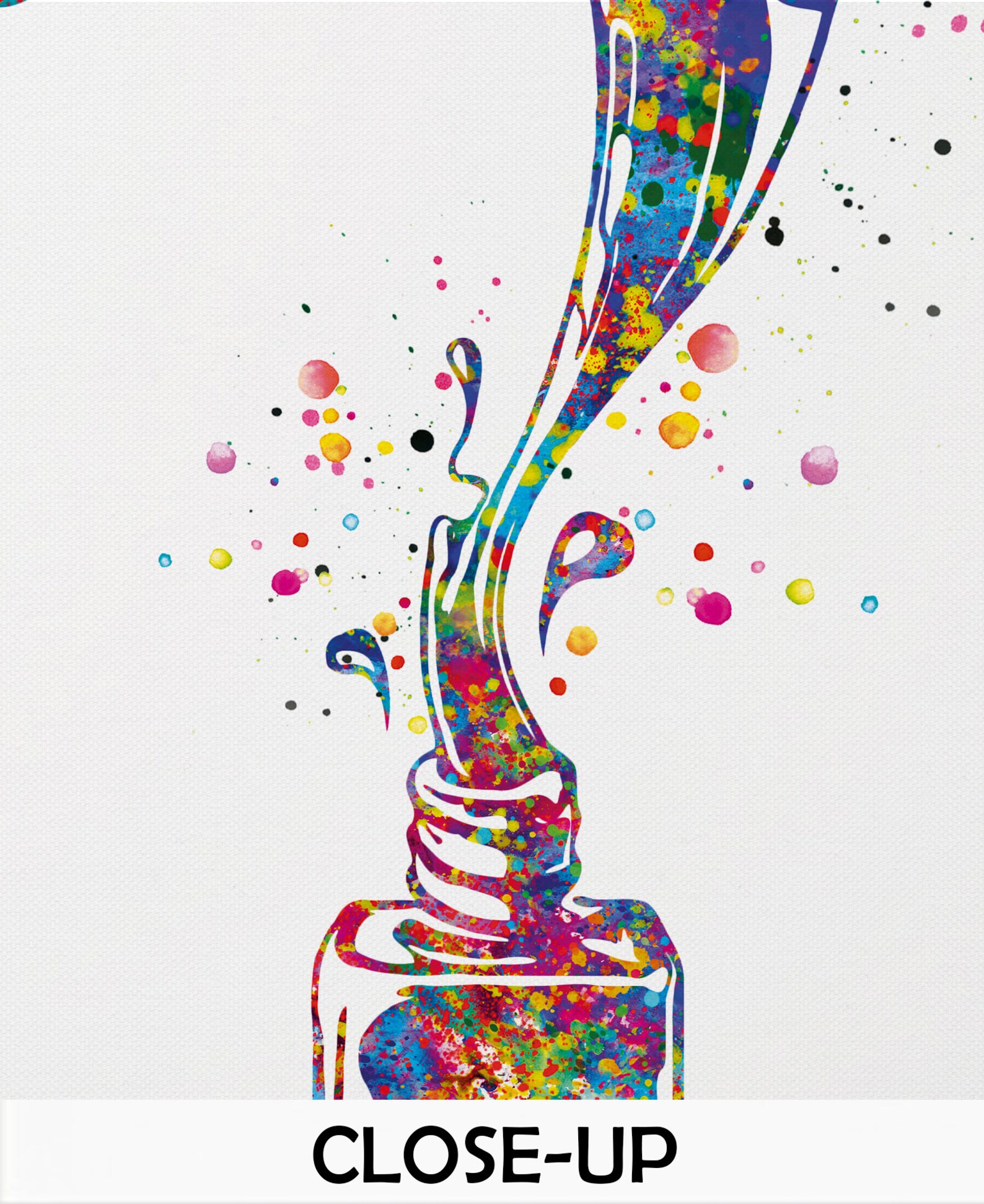 Nail Polish Watercolor Print Makeup Nail Salon Wall Art Nail Etsy