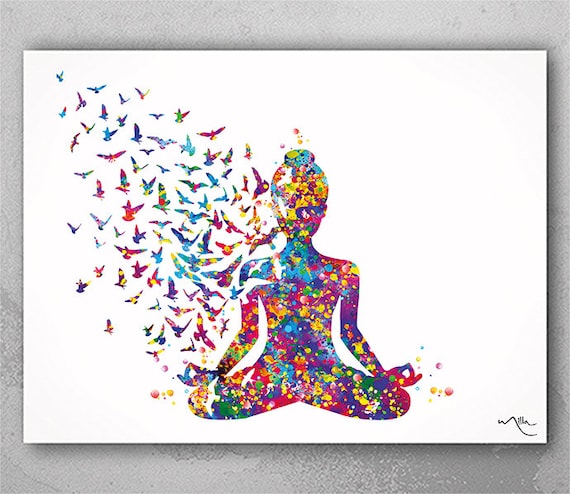 Yoga Art, Yogi, Yoga Poster, Yoga Pose, Yoga Print, Yoga Woman Watercolor, Yoga  Studio, Sukhasana Pose, Yoga Wall Decor, Yoga Gift, Yoga-899 -  Canada