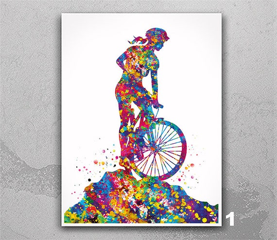 Watercolor Bicycle woman in the 19th century Sticker for Sale by  MimieTrouvetou