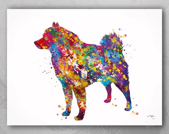 Schipperke Dog Watercolor Dog Print Pet Gift Dog Love Puppy Friend Personelized Dog Art Dog Lover Gift Animal Memorial Gİft Dog Poster-1954