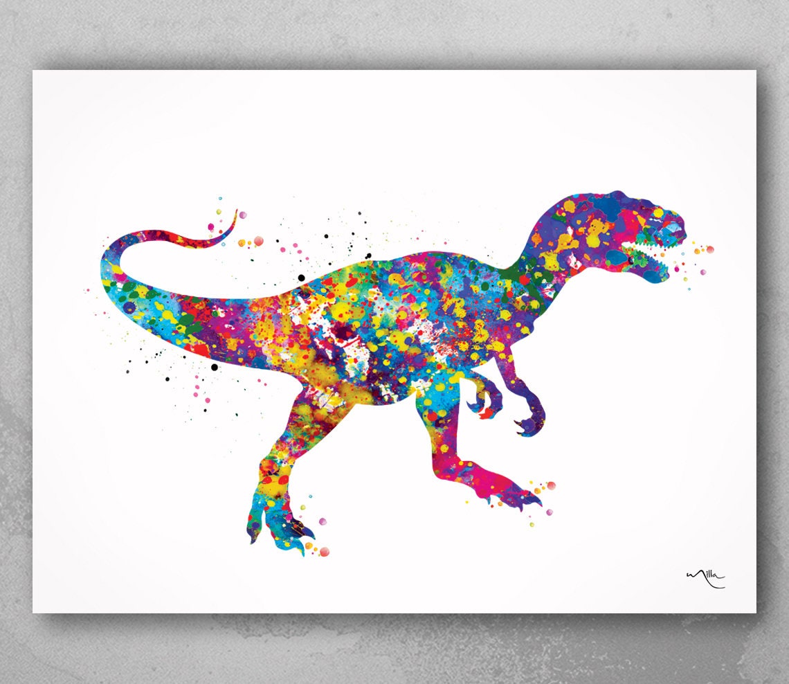 Drawings To Paint & Colour Dinosaur - Print Design 050