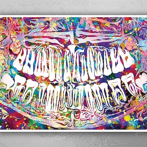 Dental X-RAY Watercolor Print Tooth Anatomy Teeth Dental Clinic Decor Medical Art Dentistry Student Pan X Ray Orthodontist Dentist Gift-735