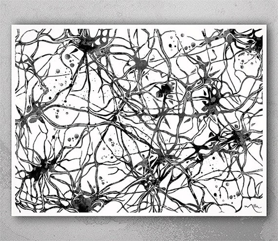 Neuron Graphics Abstract Abstract Neuron Behang