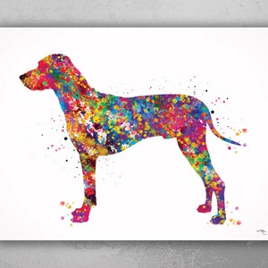 Rhodesian Ridgeback Dog Watercolor Print Dog Print Custom Dog Print Dog Art Nursery Dog Wall Doglover Rhodesian Ridgeback Poster Puppy-1522