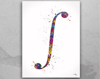 Integral Symbol Art Watercolor Print  Math Teacher Gift Math Art Gift Numbers Nerdy Geek Student Mathematics Art Science Dorm Poster-1539