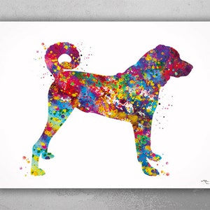 Kangal Dog Watercolor Print Anatolian Shepherd Gift Doglover Turkish Kangal Animal Dog Poster Pet Decor Animal Art Dog Art Wall Art -850