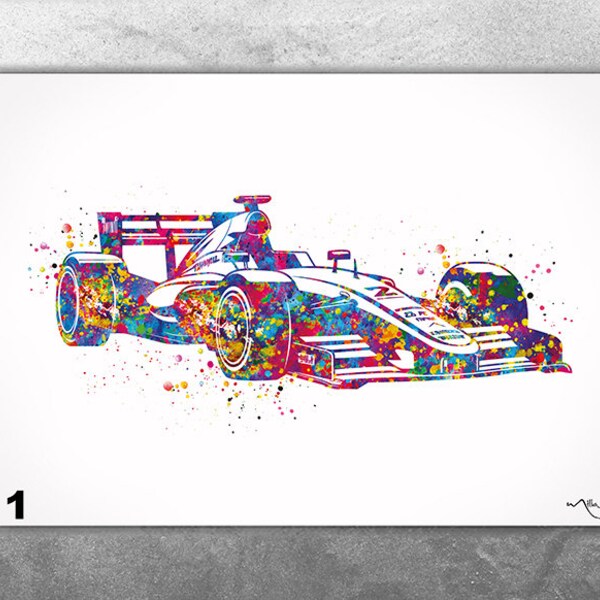 F1 Car Wall Hanging Etsy