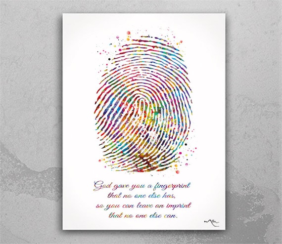 Fingerprint of shop loved one