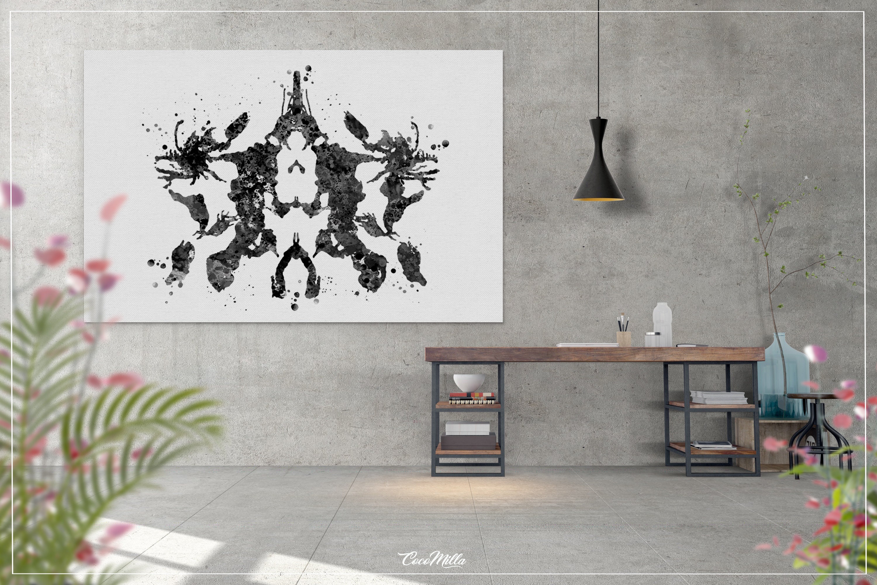 Rorschach Test, Abstract Designs - Magic Land Art Board Print for Sale by  klyngiant