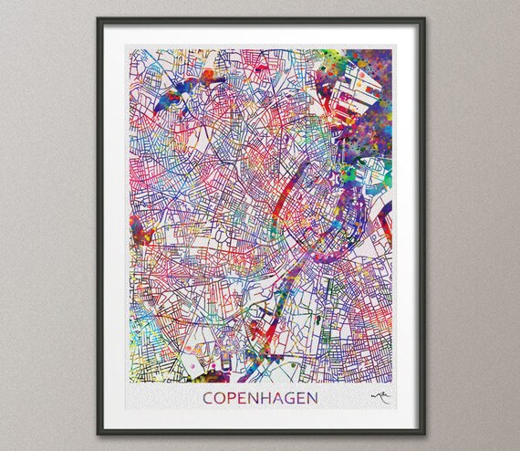 London Skyline Cityscape Print Canvas Art Print Geek Art Travel Art Wanderlust