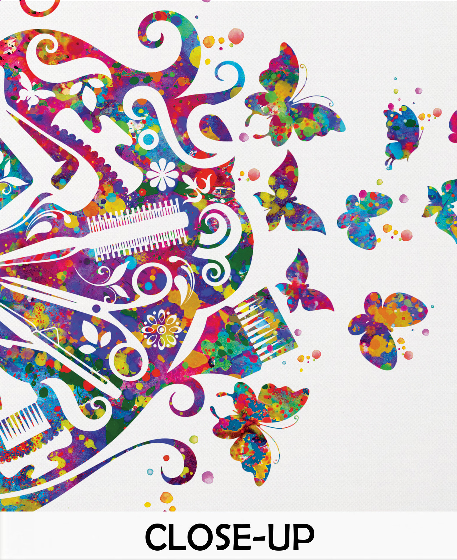 Hair Stylist Art Watercolor Print Hair Salon Art Hair Dresser Etsy