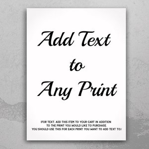 Add Text to Any Print