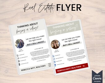 Real Estate Flyer, Real Estate Agent Flyer, Real Estate Agent Introduction, Real Estate Template, Realtor Template, Real Estate Marketing