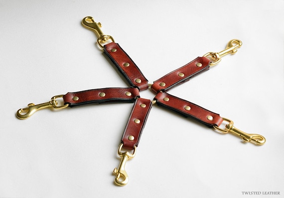 Leather 5-way Hogtie - BDSM, Bondage Hogties, Fetish - Etsy