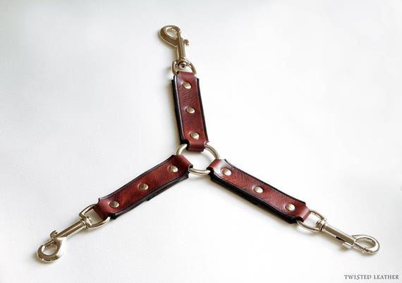 Nexis - Premium Leather Adjustable Y Hogtie - Multiple Colors main image 0