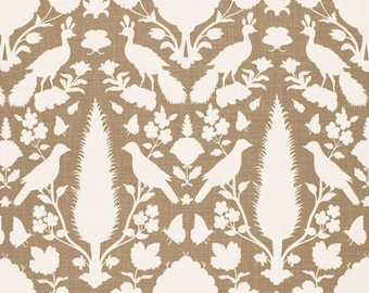 Schumacher Chenonceau in Fawn Decorative Pillow Cover in Fawn, 18X8&quot; 20X20&quot;, Euro Pillow, Lumbar Pillow, Made to Order.
