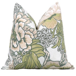 Thibaut Honshu Robin's Egg Decorative Pillow Cover 18x18, 20x20, 22x22, Euro Shams, Lumbar size, Thibaut Pillow Cover, Designer Pillow