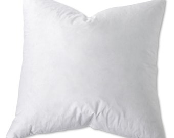 May include: A white, square pillow with a soft, downy texture. The pillow is made of a high-quality fabric and is perfect for sleeping or lounging.