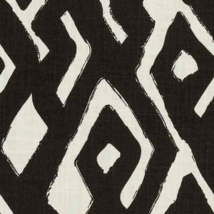 Black and White Pillow Covers, Pillow Sham, Accent Pillow, Toss Pillow, Throw Pillows, Designer Fabric Kuba Maze by Fabricut