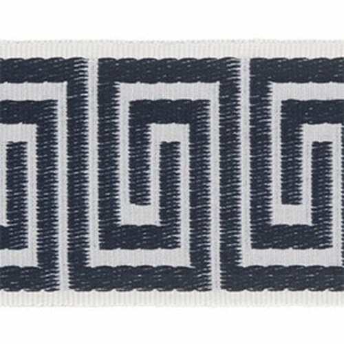 Blue Greek Key Designer Trim Tape Etsy