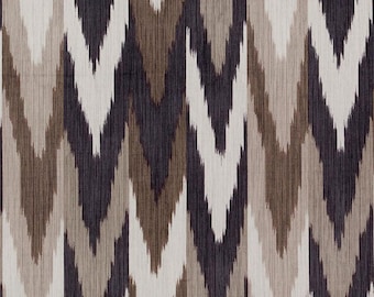May include: A seamless pattern with a chevron design in shades of brown, black, and white.