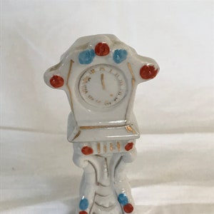 Ceramic miniature grandfather clock