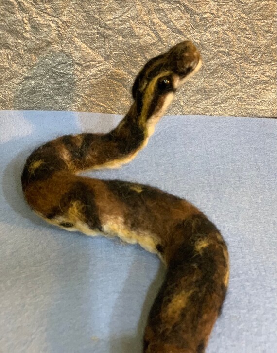 Needle Felted Snake/ Ball Python | Etsy