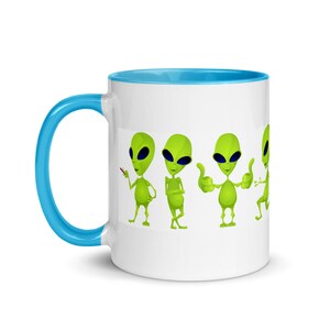 Green Aliens Mug