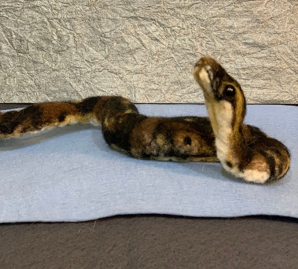 Needle Felted Snake/ Ball Python | Etsy