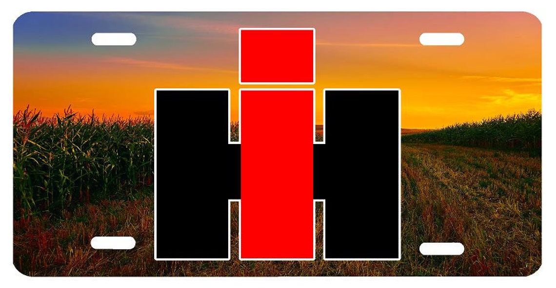 International Harvester License Plate Etsy