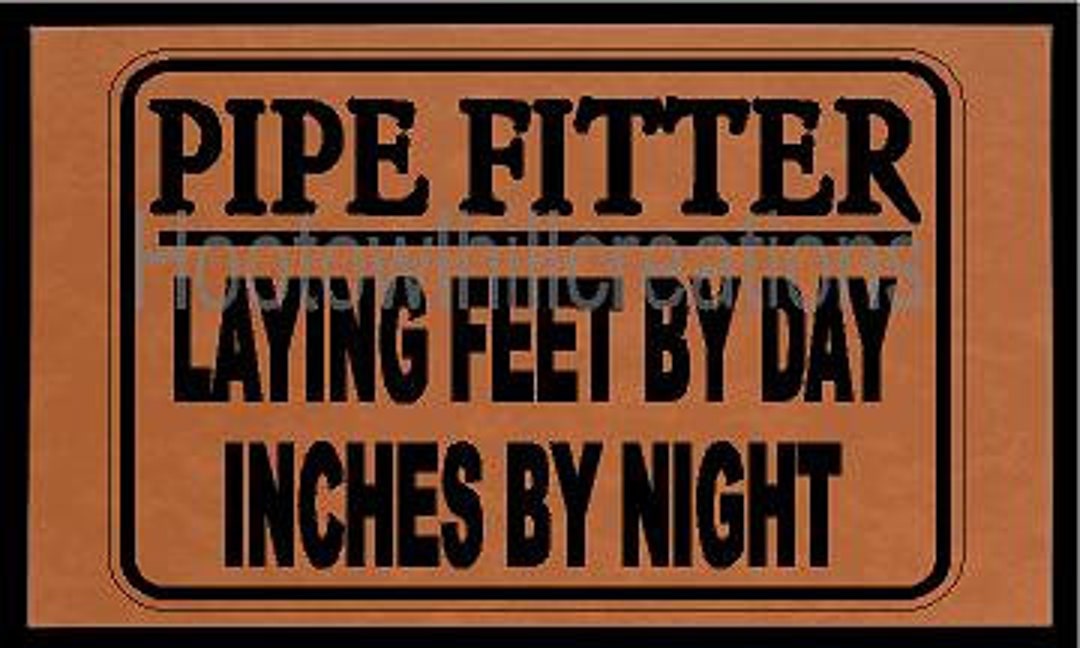 Pipe Fitter Funny Patch Digital Download Etsy